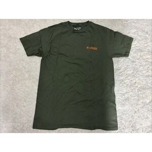 Columbia PHG Shirt Mens M Green Short Sleeve Crew Cotton Tee Graphic Logo